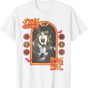 Ozzy Osbourne Speak Of The Devil Ringer Shirt | Vintage Rock Ringer Tee Classic